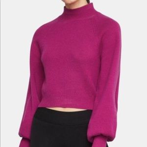 BCBGMAXAZRIA -  Women's Pink Turtleneck Sweater